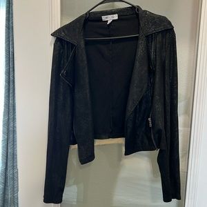Woman’s fake leather jacket size Large